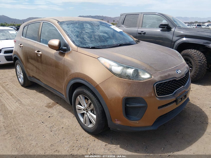 2017 Kia Sportage VIN KNDPM3AC3H7080653 IAAI salvage auction — NORMAL WEAR, Clear-Dealer Only (Arizona), sold $1,950 on 2026-07-28 (photo 1)