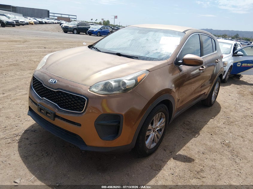 2017 Kia Sportage VIN KNDPM3AC3H7080653 IAAI salvage auction — NORMAL WEAR, Clear-Dealer Only (Arizona), sold $1,950 on 2026-07-28 (photo 2)