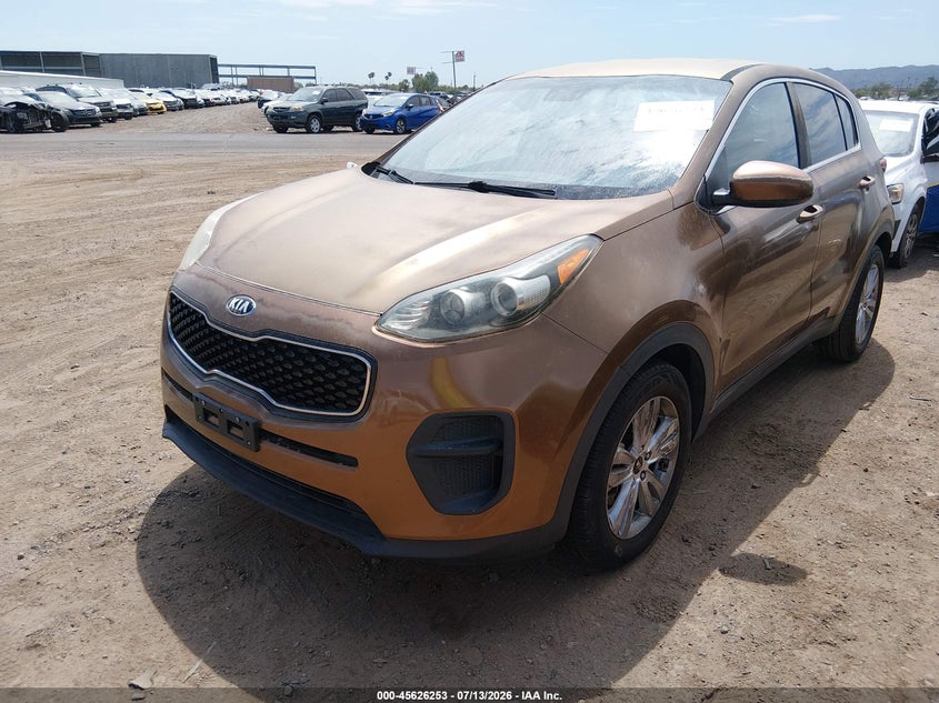 2017 Kia Sportage VIN KNDPM3AC3H7080653 IAAI salvage auction — NORMAL WEAR, Clear-Dealer Only (Arizona), sold $1,950 on 2026-07-28 (photo 6)