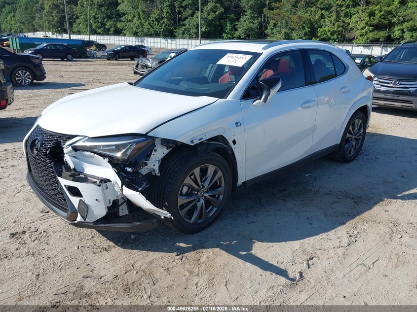 2022 Lexus Ux VIN JTHE3JBH1N2046162 IAAI salvage auction — LEFT FRONT, Salvage (Idaho), sold $9,100 on 2026-07-31 (photo 2)