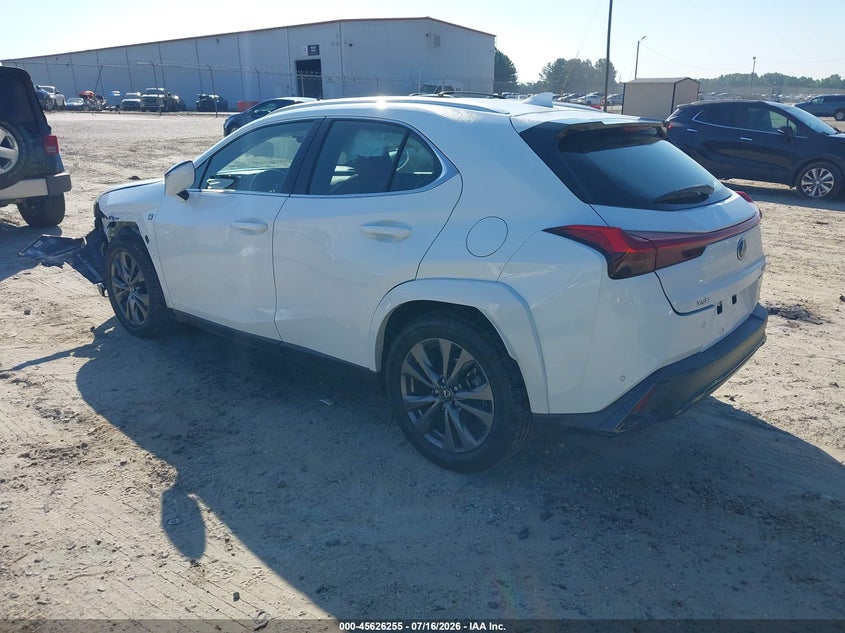 2022 Lexus Ux VIN JTHE3JBH1N2046162 IAAI salvage auction — LEFT FRONT, Salvage (Idaho), sold $9,100 on 2026-07-31 (photo 3)