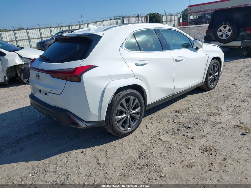 2022 Lexus Ux VIN JTHE3JBH1N2046162 IAAI salvage auction — LEFT FRONT, Salvage (Idaho), sold $9,100 on 2026-07-31 (photo 4)