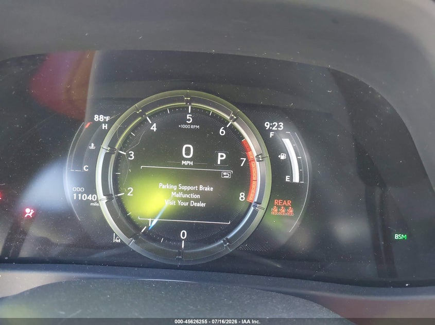 2022 Lexus Ux VIN JTHE3JBH1N2046162 IAAI salvage auction — LEFT FRONT, Salvage (Idaho), sold $9,100 on 2026-07-31 (photo 7)