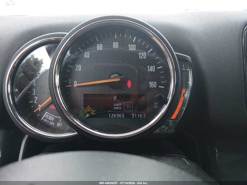 2020 Mini Countryman VIN WMZYW3C05L3L21792 IAAI salvage auction — FRONT END, Salvage (Tennessee), sold $2,150 on 2026-08-09 (photo 7)