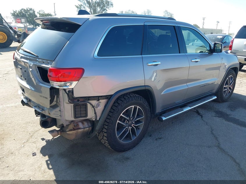 2019 Jeep Grand cherokee VIN 1C4RJFBG5KC719912 IAAI salvage auction — REAR END, Wait Title, sold $7,700 on 2026-08-09 (photo 4)
