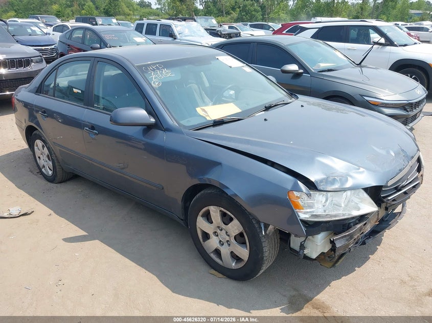 2010 Hyundai Sonata VIN 5NPET4ACXAH614085 IAAI salvage auction — FRONT END, Salvage (Ohio), sold $625 on 2026-07-31 (photo 1)
