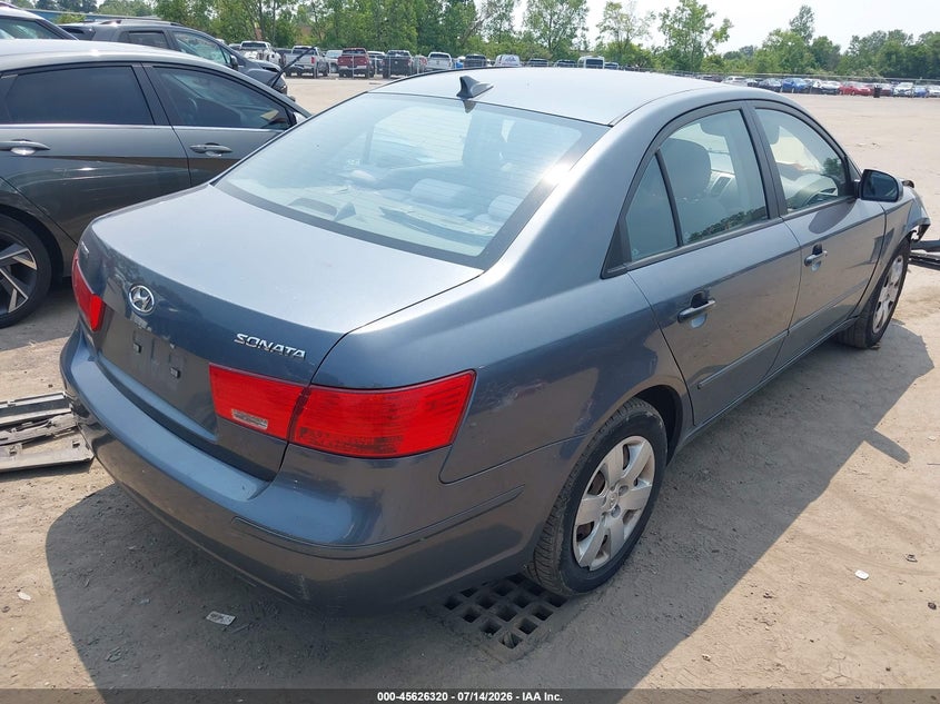 2010 Hyundai Sonata VIN 5NPET4ACXAH614085 IAAI salvage auction — FRONT END, Salvage (Ohio), sold $625 on 2026-07-31 (photo 4)
