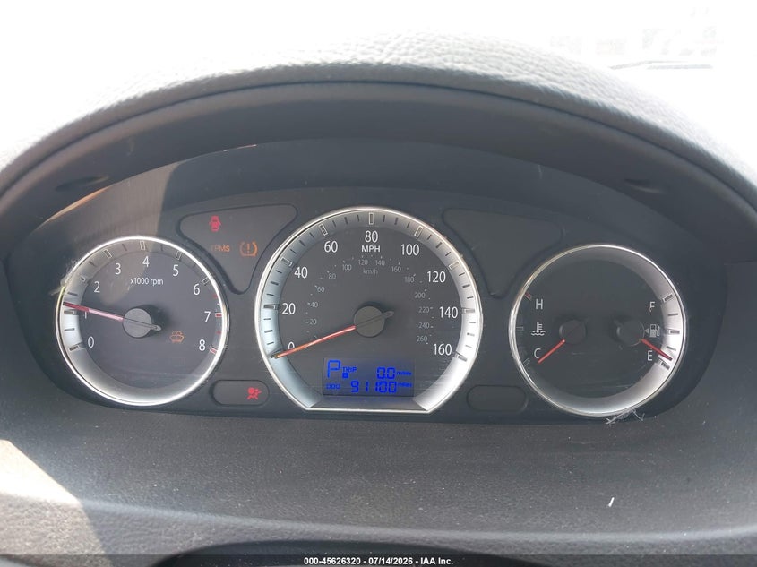 2010 Hyundai Sonata VIN 5NPET4ACXAH614085 IAAI salvage auction — FRONT END, Salvage (Ohio), sold $625 on 2026-07-31 (photo 7)