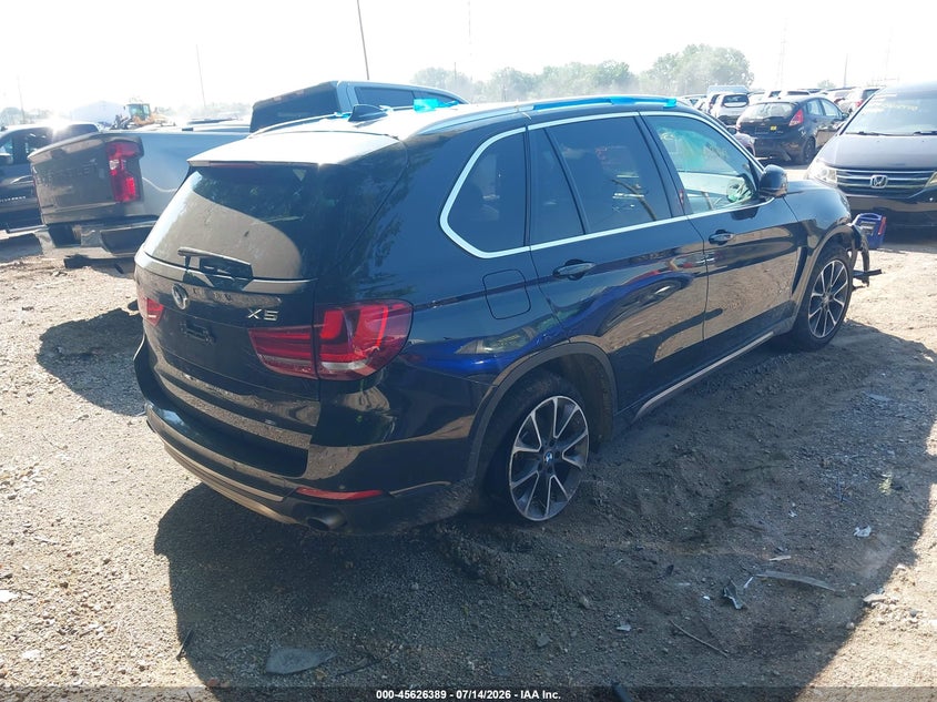 2017 BMW X5 VIN 5UXKR0C30H0V73236 IAAI salvage auction — NORMAL WEAR, Clear (Indiana), sold $1,400 on 2026-07-29 (photo 4)