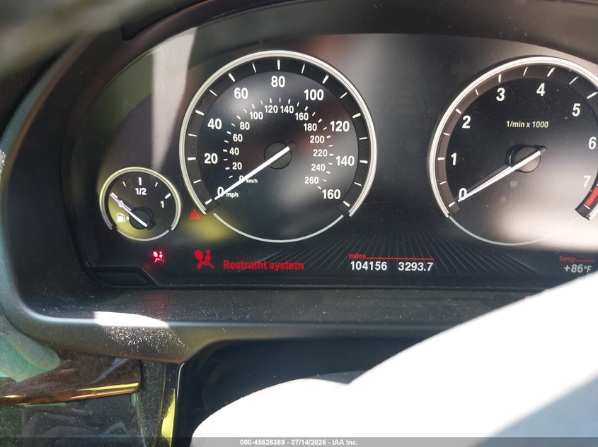 2017 BMW X5 VIN 5UXKR0C30H0V73236 IAAI salvage auction — NORMAL WEAR, Clear (Indiana), sold $1,400 on 2026-07-29 (photo 7)