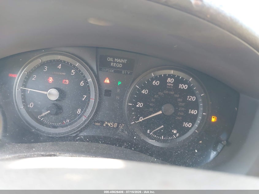 2007 Lexus Es 350 VIN JTHBJ46G372125606 IAAI salvage auction — NORMAL WEAR, Original (Texas), sold $950 on 2026-07-29 (photo 7)