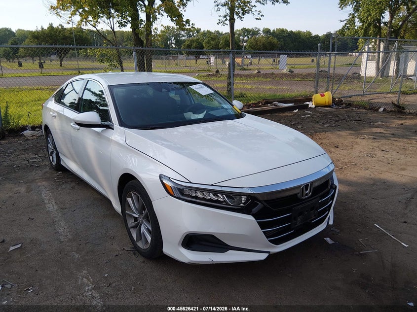2021 Honda Accord VIN 1HGCV1F10MA043064 — IAAI salvage auction photo
