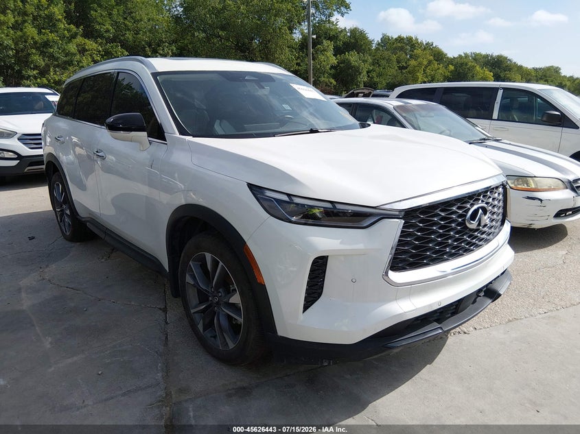 2024 Infiniti Qx60 VIN 5N1DL1FR2RC354193 IAAI salvage auction — NORMAL WEAR, Original (Texas), sold $8,150 on 2026-07-27 (photo 1)