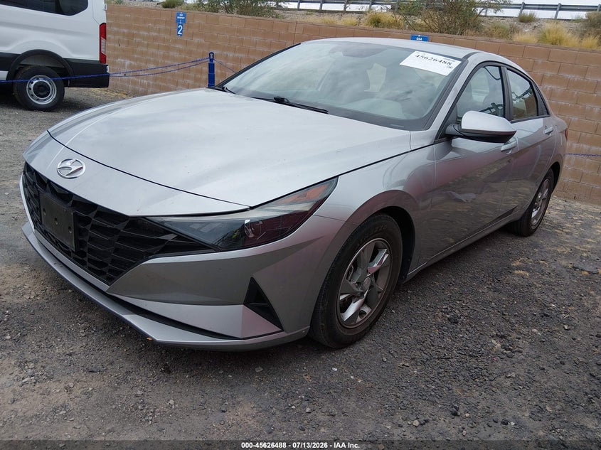 2021 Hyundai Elantra VIN 5NPLL4AG5MH042910 IAAI salvage auction — LEFT & RIGHT, Sf97 (California), sold $9,375 on 2026-08-25 (photo 2)