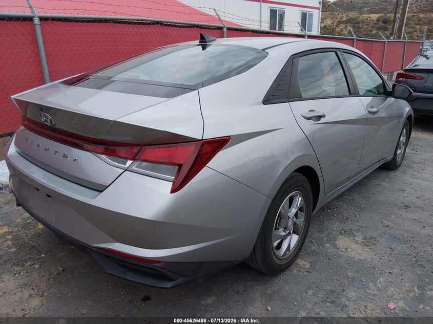 2021 Hyundai Elantra VIN 5NPLL4AG5MH042910 IAAI salvage auction — LEFT & RIGHT, Sf97 (California), sold $9,375 on 2026-08-25 (photo 4)