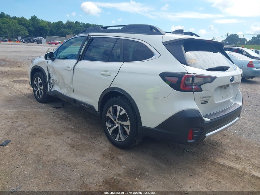 2020 Subaru Outback VIN 4S4BTANC7L3250844 IAAI salvage auction — SIDE, Salvage (Tennessee), sold $5,700 on 2026-08-01 (photo 3)