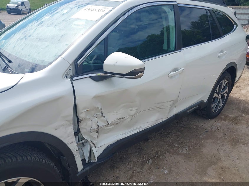 2020 Subaru Outback VIN 4S4BTANC7L3250844 IAAI salvage auction — SIDE, Salvage (Tennessee), sold $5,700 on 2026-08-01 (photo 6)