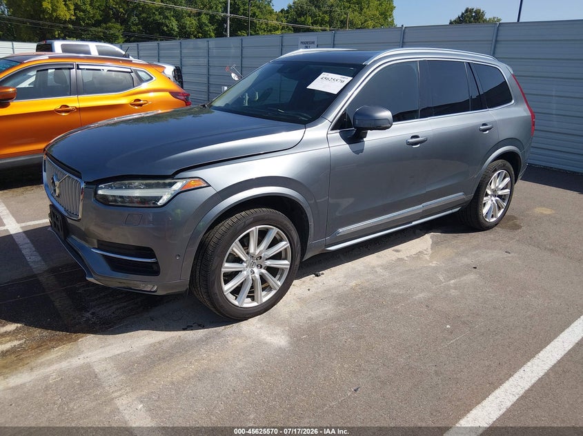 2016 Volvo Xc90 VIN YV4A22PL2G1094653 IAAI salvage auction — FRONT END, Salvage (Tennessee), sold $1,200 on 2026-07-28 (photo 2)