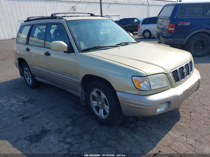 2001 Subaru Forester VIN JF1SF65521H758249 IAAI salvage auction — NORMAL WEAR, Clear-Dealer Only (Indiana), sold $275 on 2026-07-23 (photo 1)