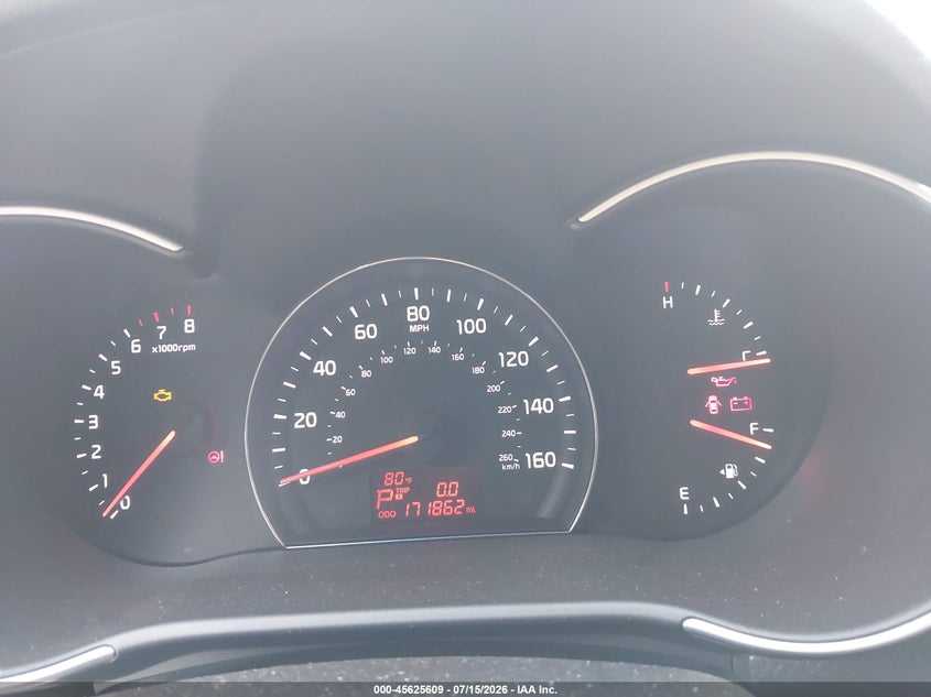 2015 Kia Sorento VIN 5XYKT3A62FG583159 IAAI salvage auction — NORMAL WEAR, Clear (Michigan), sold $775 on 2026-07-20 (photo 7)