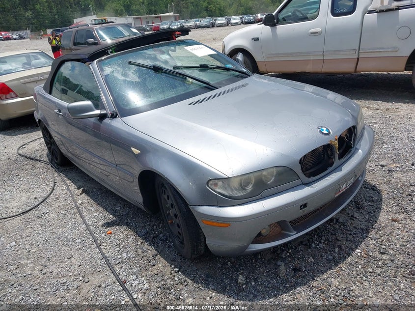 2005 BMW 3 series VIN WBABW53405PL52915 IAAI salvage auction — NORMAL WEAR, Repossession Paperwork (Georgia), sold $375 on 2026-08-18 (photo 1)