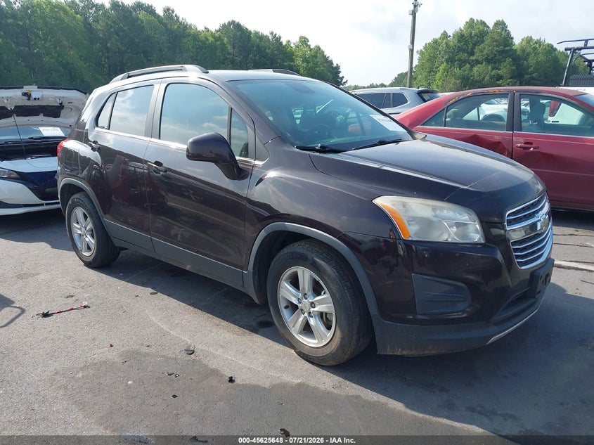2015 Chevrolet Trax VIN KL7CJLSB9FB108864 IAAI salvage auction — NORMAL WEAR, Clear (North Carolina), sold $25 on 2026-07-29 (photo 1)