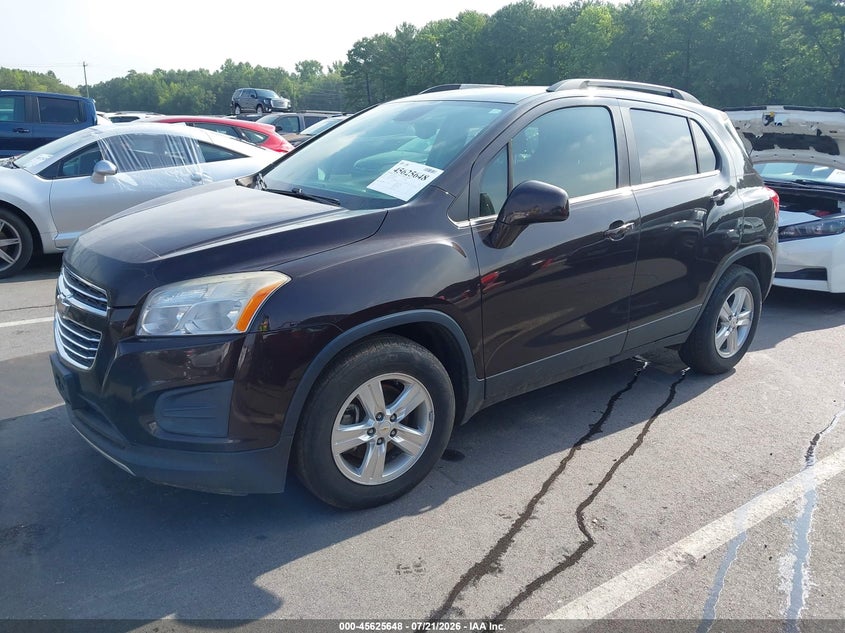 2015 Chevrolet Trax VIN KL7CJLSB9FB108864 IAAI salvage auction — NORMAL WEAR, Clear (North Carolina), sold $25 on 2026-07-29 (photo 2)