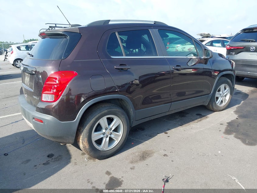 2015 Chevrolet Trax VIN KL7CJLSB9FB108864 IAAI salvage auction — NORMAL WEAR, Clear (North Carolina), sold $25 on 2026-07-29 (photo 4)