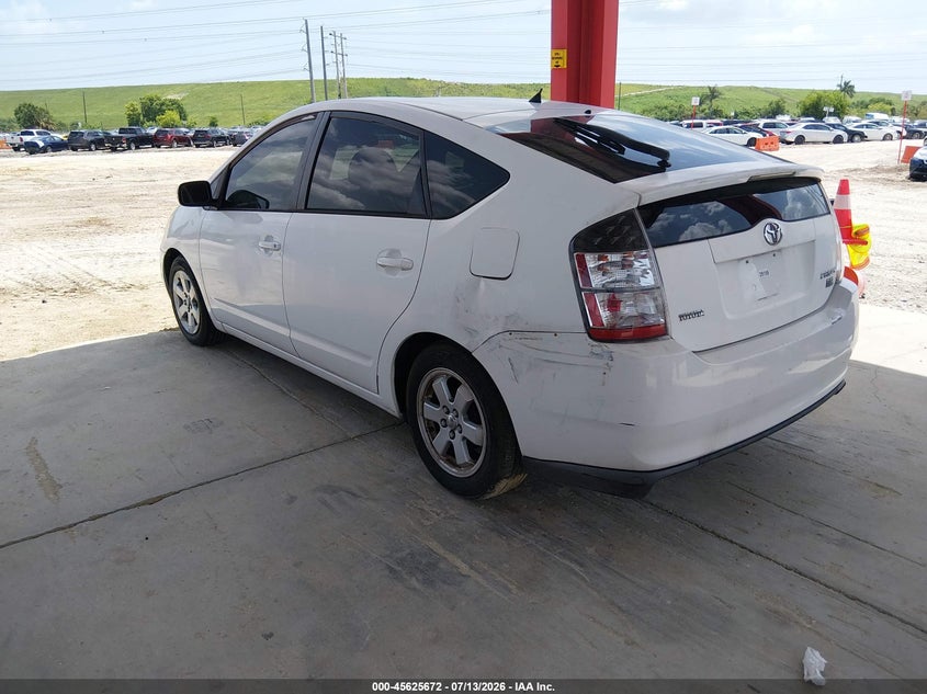 2005 Toyota Prius VIN JTDKB20U153080240 IAAI salvage auction — REAR END, Certificate Of Title (Montana), sold $400 on 2026-07-28 (photo 3)