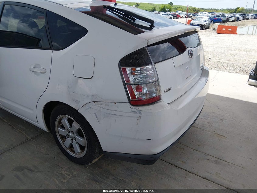 2005 Toyota Prius VIN JTDKB20U153080240 IAAI salvage auction — REAR END, Certificate Of Title (Montana), sold $400 on 2026-07-28 (photo 6)
