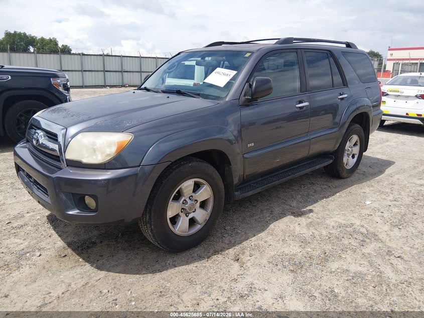 2007 Toyota 4runner VIN JTEZU14R378066673 IAAI salvage auction — NORMAL WEAR, Clear (Georgia), sold $2,400 on 2026-07-18 (photo 2)