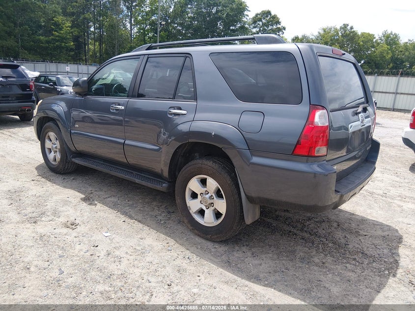 2007 Toyota 4runner VIN JTEZU14R378066673 IAAI salvage auction — NORMAL WEAR, Clear (Georgia), sold $2,400 on 2026-07-18 (photo 3)