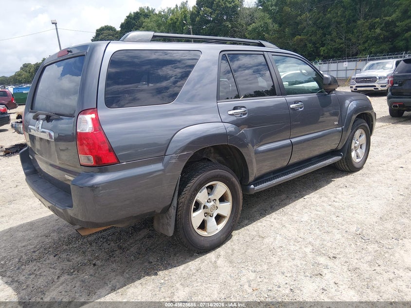 2007 Toyota 4runner VIN JTEZU14R378066673 IAAI salvage auction — NORMAL WEAR, Clear (Georgia), sold $2,400 on 2026-07-18 (photo 4)