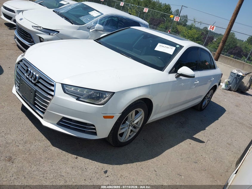 2017 Audi A4 VIN WAUGNAF42HN057313 IAAI salvage auction — REAR END, Bill Of Sale (Washington), sold $25 on 2026-07-29 (photo 2)