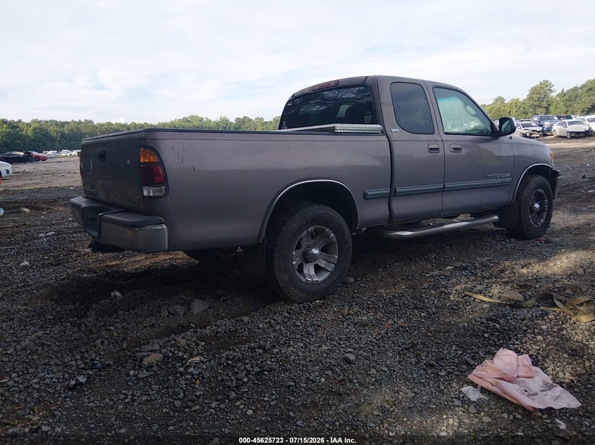 2002 Toyota Tundra VIN 5TBRT34162S250113 IAAI salvage auction — NORMAL WEAR, Clear (South Carolina), sold $1,450 on 2026-07-17 (photo 4)
