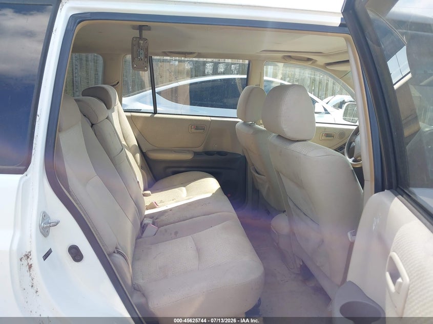 2006 Toyota Highlander hybrid VIN JTEEW21A460019033 IAAI salvage auction — NORMAL WEAR, Clear (Virginia), sold $600 on 2026-07-27 (photo 8)