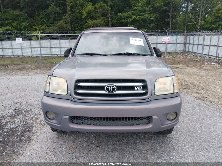 2001 Toyota Sequoia VIN 5TDZT38A41S018156 IAAI salvage auction — NORMAL WEAR, Clear, sold $850 on 2026-07-30 (photo 6)