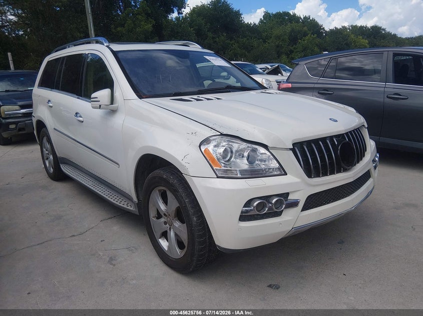 2011 Mercedes-benz Gl-class VIN 4JGBF7BE9BA740079 IAAI salvage auction — FRONT END, Salvage (Maryland), sold $1,000 on 2026-08-24 (photo 1)