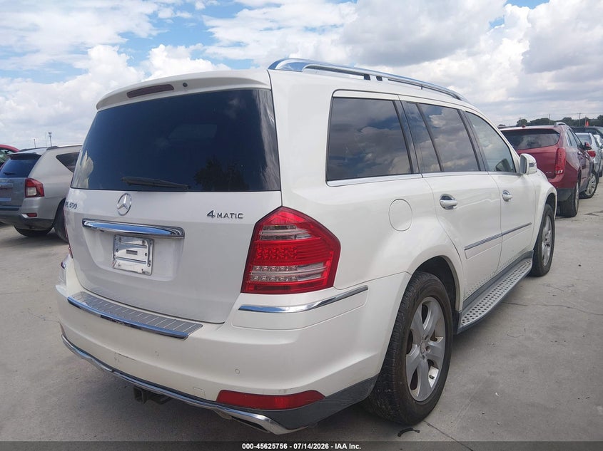 2011 Mercedes-benz Gl-class VIN 4JGBF7BE9BA740079 IAAI salvage auction — FRONT END, Salvage (Maryland), sold $1,000 on 2026-08-24 (photo 4)
