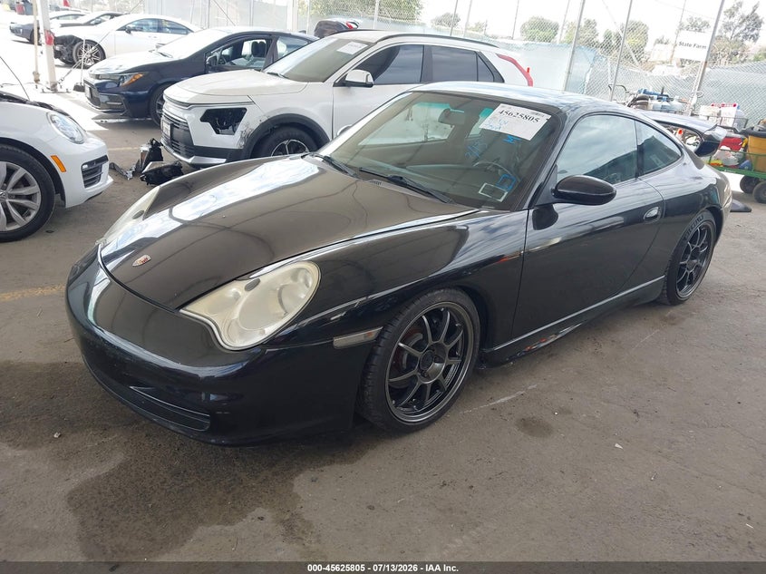 2000 Porsche 911 VIN WP0AA299XYS622975 IAAI salvage auction — RIGHT SIDE, Salvage (California), sold $11,200 on 2026-08-01 (photo 2)