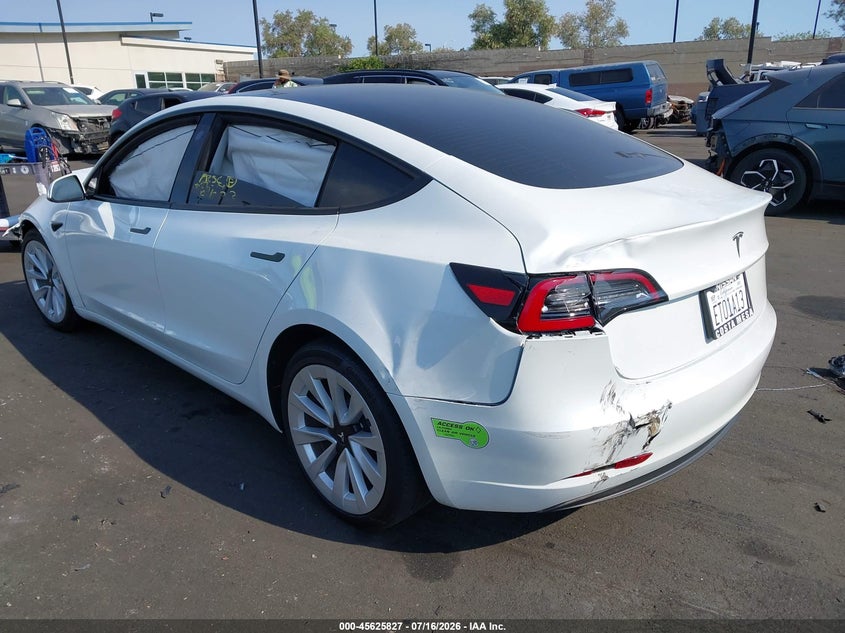 2023 Tesla Model 3 VIN 5YJ3E1EA1PF489963 IAAI salvage auction — FRONT END, Wait Title, sold $4,250 on 2026-09-18 (photo 3)
