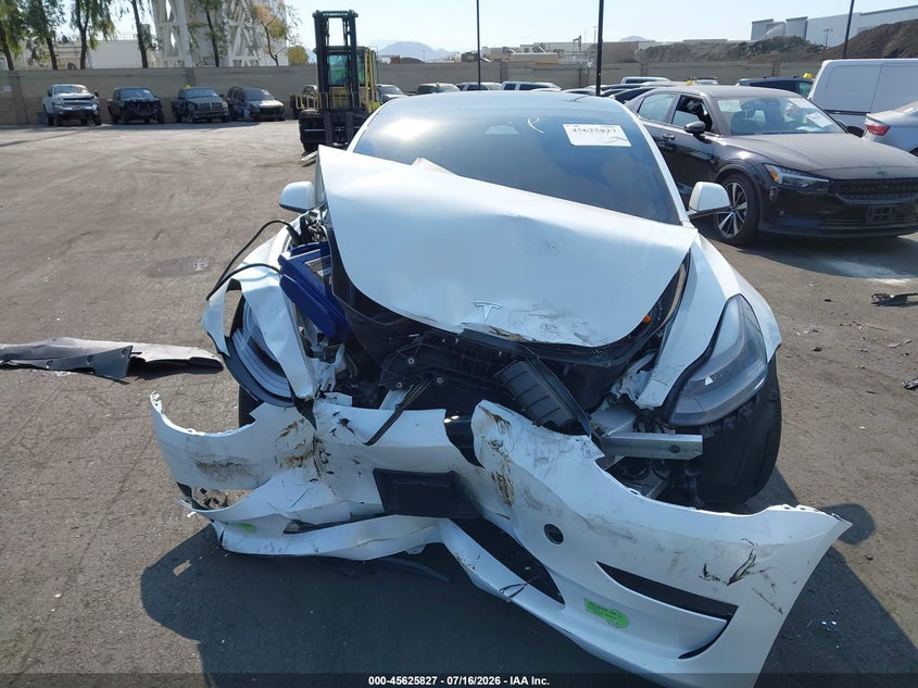 2023 Tesla Model 3 VIN 5YJ3E1EA1PF489963 IAAI salvage auction — FRONT END, Wait Title, sold $4,250 on 2026-09-18 (photo 6)