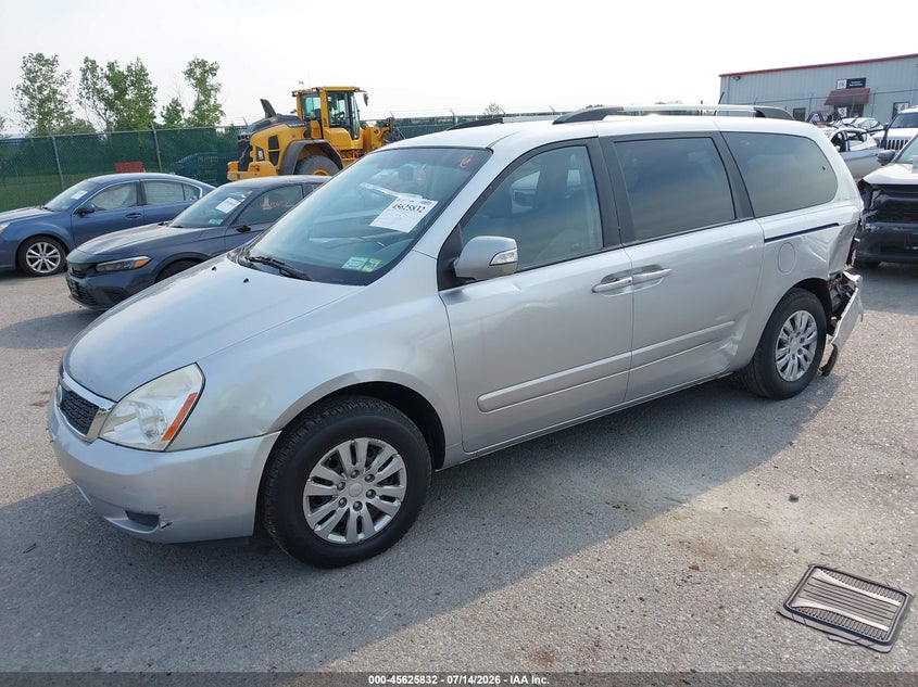2011 Kia SEDONA VIN KNDMG4C72B6406665 IAAI salvage auction — LEFT REAR, Mv-907A (New York), sold $625 on 2026-07-28 (photo 2)