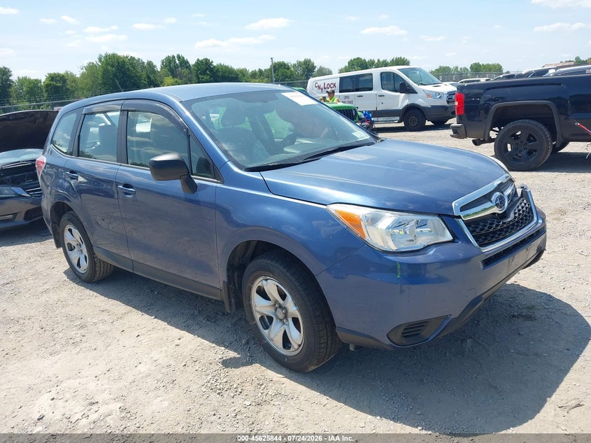 2014 Subaru Forester VIN JF2SJAAC6EG410998 IAAI salvage auction — SIDE, Mv-907A (New York), sold $425 on 2026-07-30 (photo 1)