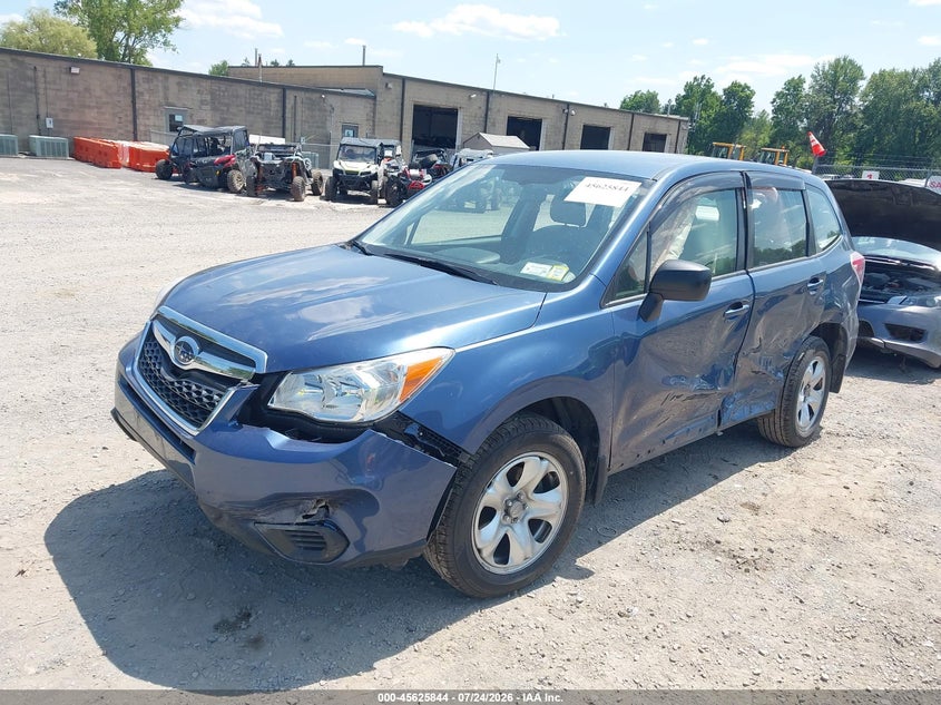 2014 Subaru Forester VIN JF2SJAAC6EG410998 IAAI salvage auction — SIDE, Mv-907A (New York), sold $425 on 2026-07-30 (photo 2)