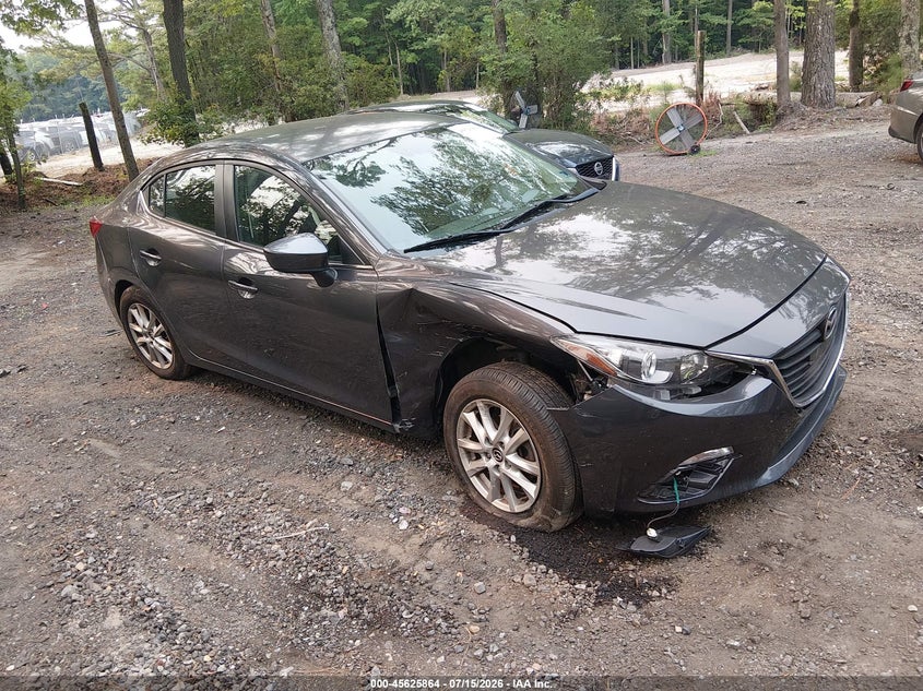 2016 Mazda 3 VIN JM1BM1U73G1330942 IAAI salvage auction — RIGHT FRONT, Clear (Virginia), sold $25 on 2026-07-31 (photo 1)