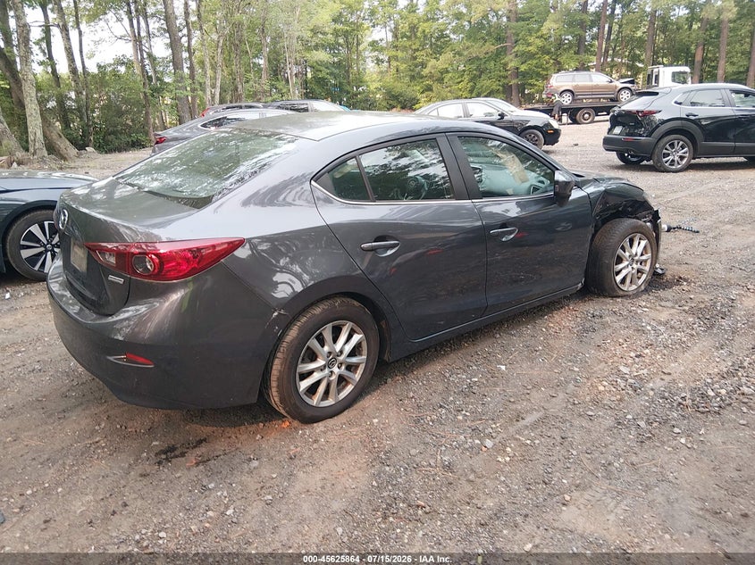 2016 Mazda 3 VIN JM1BM1U73G1330942 IAAI salvage auction — RIGHT FRONT, Clear (Virginia), sold $25 on 2026-07-31 (photo 4)
