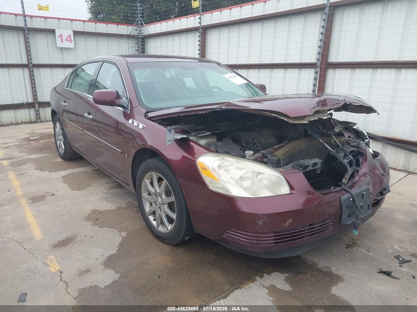 2006 Buick Lucerne VIN 1G4HD57296U253942 IAAI salvage auction — FRONT END, Clear (Oklahoma), sold $500 on 2026-09-23 (photo 1)