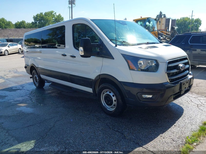 2020 Ford Transit-350 VIN 1FBAX2Y82LKA77729 IAAI salvage auction — LEFT & RIGHT, Sf97 (Kansas), sold $16,950 on 2026-09-03 (photo 1)