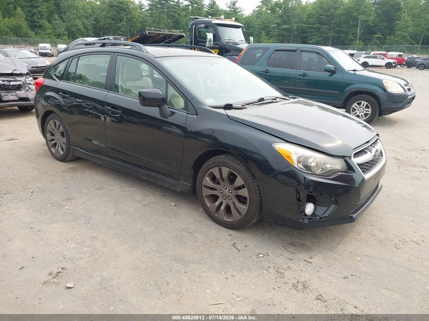 2012 Subaru Impreza VIN JF1GPAU65CH215142 IAAI salvage auction — NORMAL WEAR, Salvage Title, sold $1,225 on 2026-07-17 (photo 1)